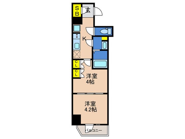 神戸元町Noahの物件間取画像